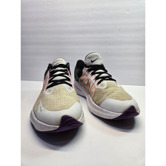 Nike Womens Zoom Winflo 8 CW3421-103 White Running Shoes Sneakers Size 9 - Picture 3 of 7